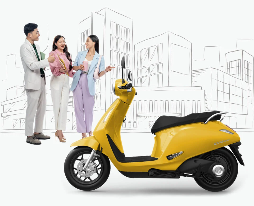 Xe máy điện Evo200 Vinfast sở hữu 5 màu sắc nguyên bản đầy ấn tượng