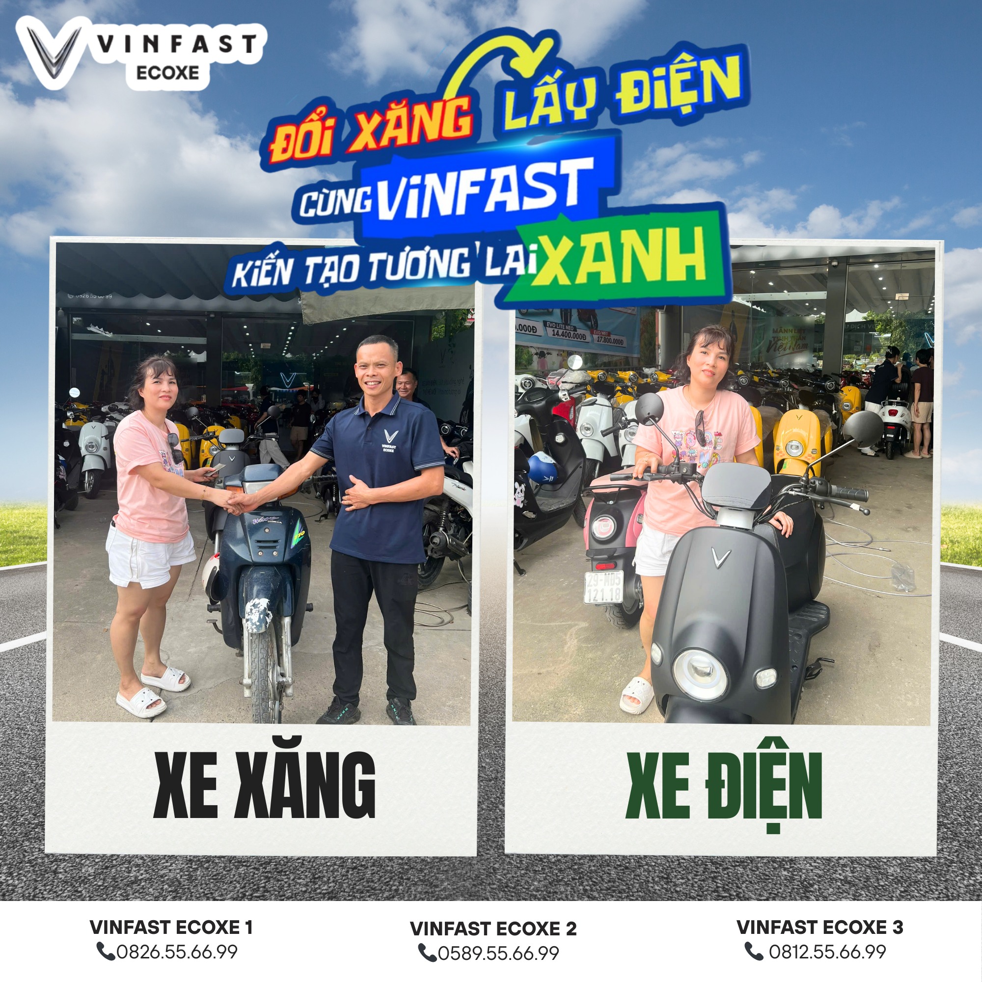 Thu xăng đổi điện