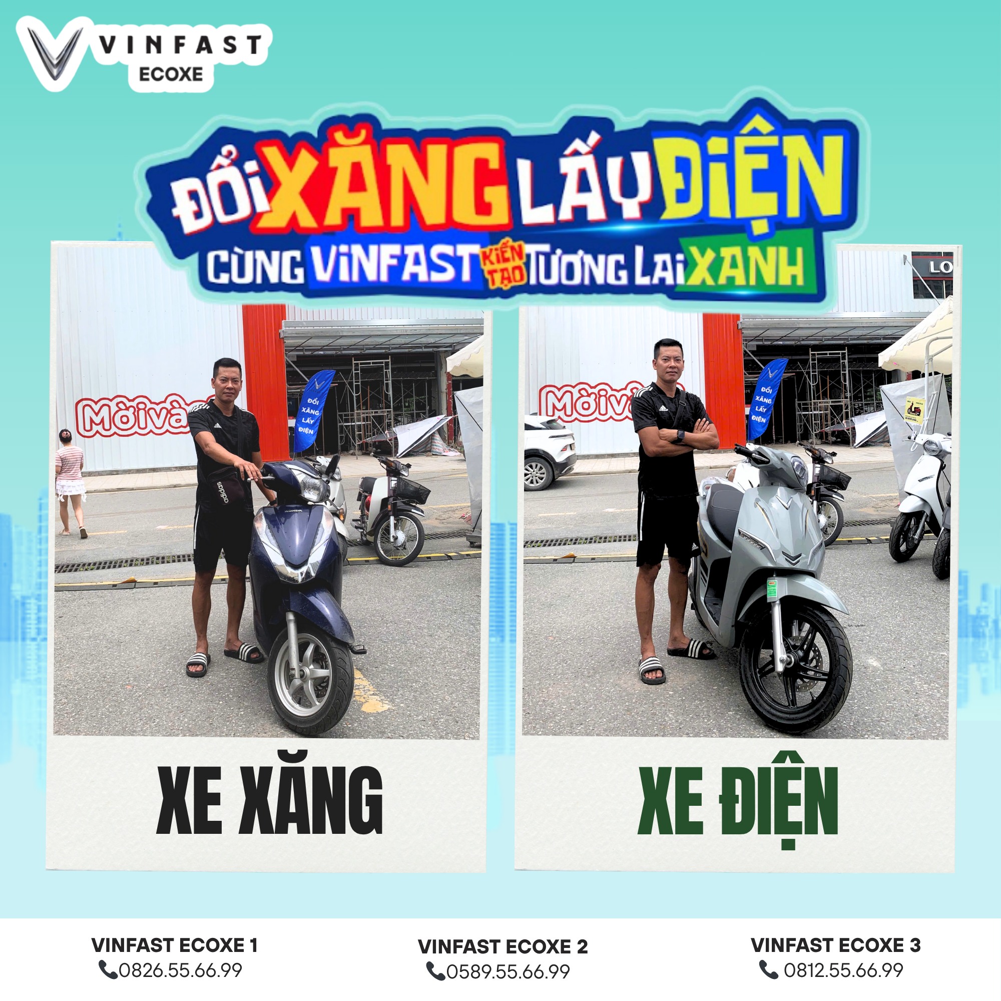 Thu xăng đổi điện