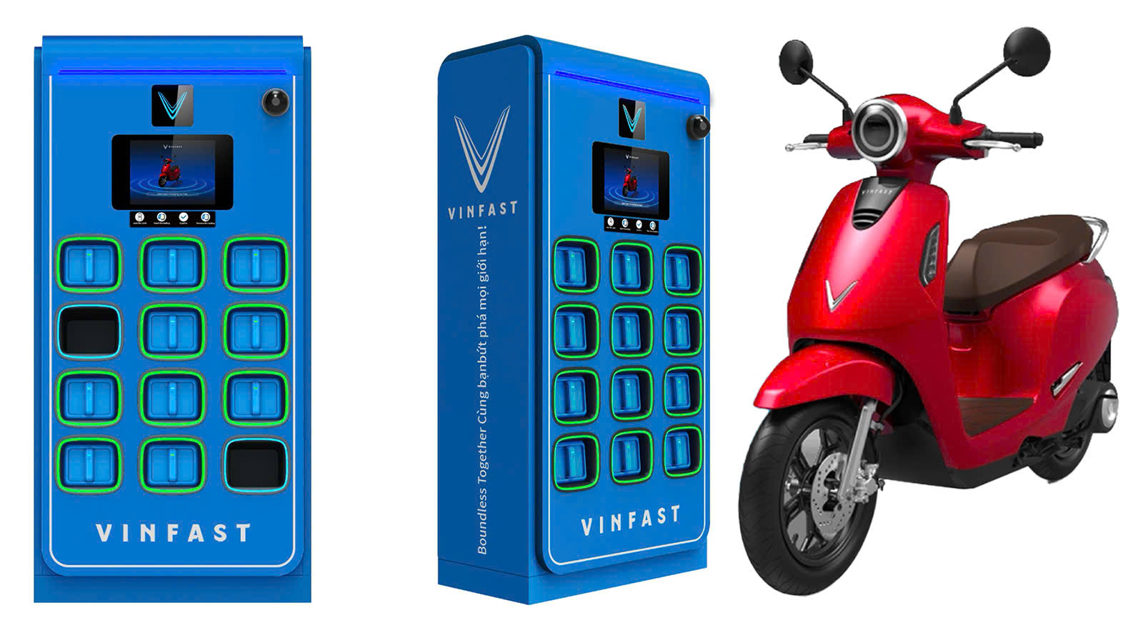 Mua Đứt Pin Xe Máy Điện VinFast Có Dùng Trạm Đổi Pin Không?