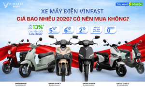 Xe máy điện VinFast có đáng mua không? Giá mới nhất và chi phí thực tế 2026