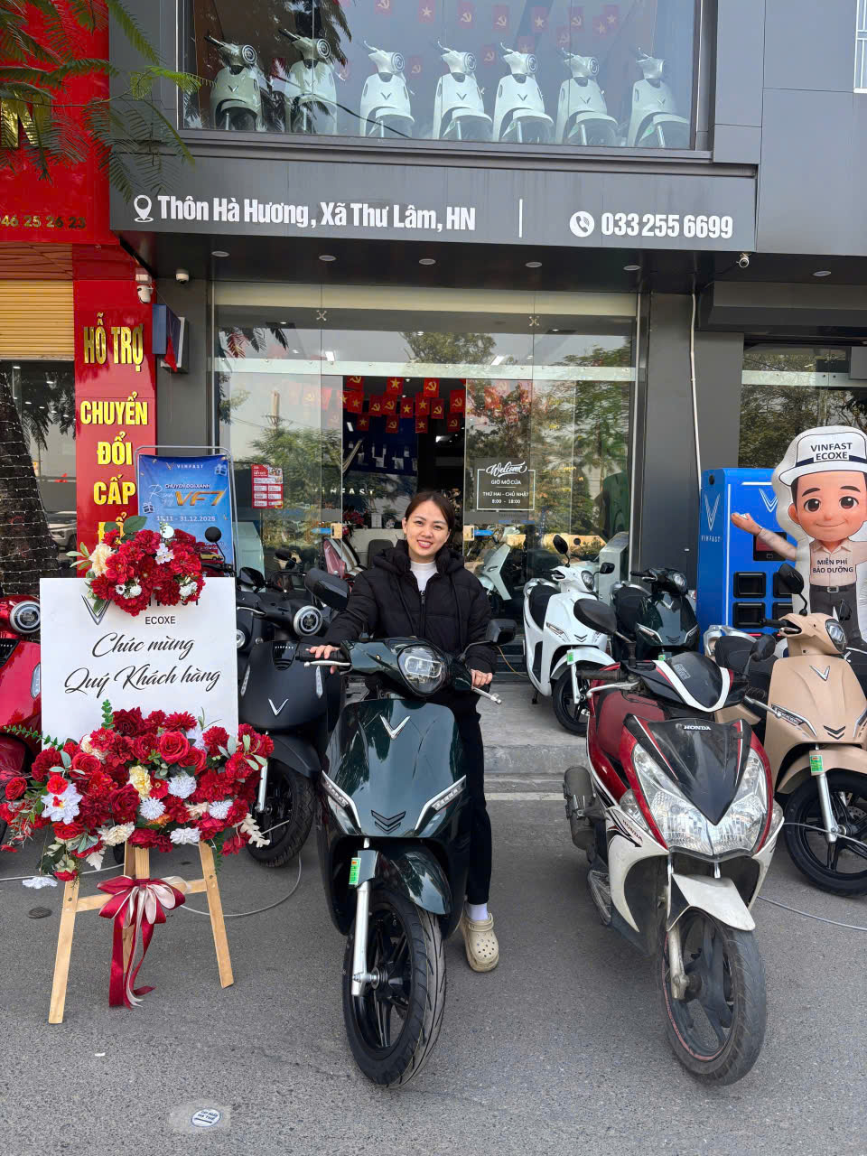 Thu xăng đổi điện xe VinFast