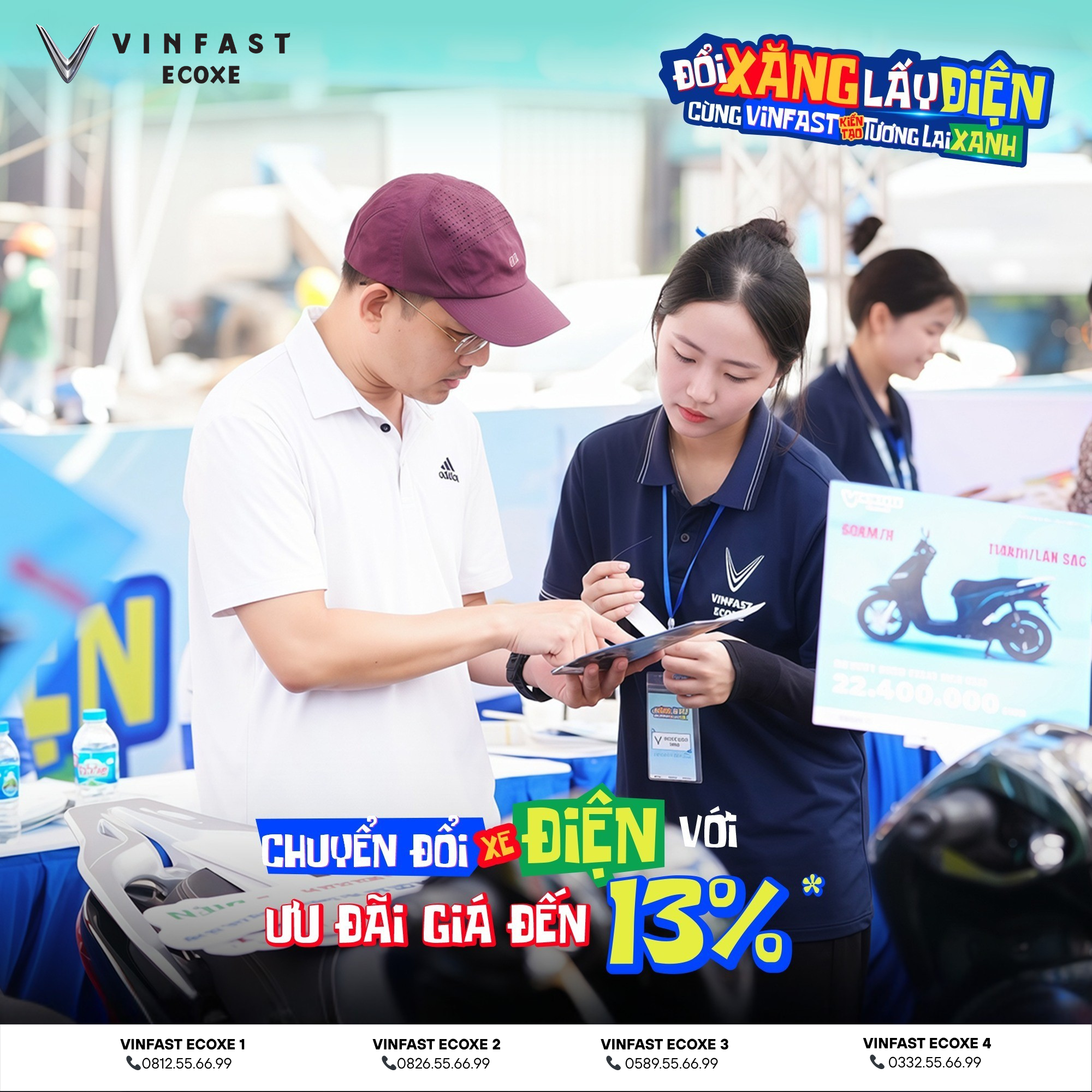 VinFast gia hạn Thu xăng đổi điện đến hết tháng 5: Cơ hội cuối nhận ưu đãi tới 13%