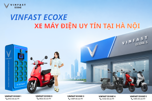 VinFast Ecoxe xe máy điện uy tín tại Hà Nội? Khai trương VinFast Ecoxe 5 ưu đãi cực lớn ngày 10/05