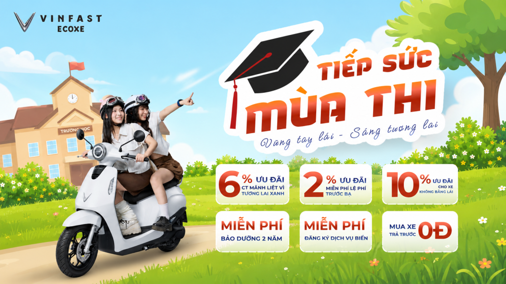 VinFast Ecoxe Đồng Hành Cùng Sĩ Tử Vào 10 | Tiếp Sức Mùa Thi 2026