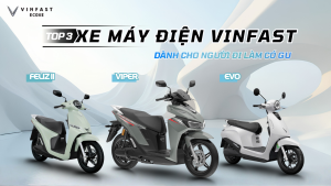 Top 3 mẫu xe máy điện VinFast dành cho người đi làm có gu năm 2026
