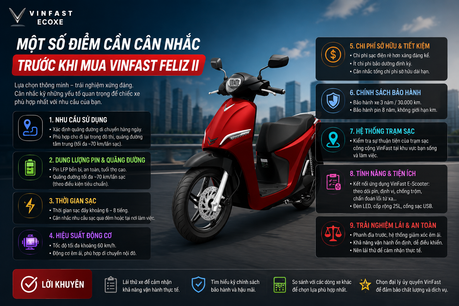 VinFast Feliz ii 2026 xe máy điện đô thị thế hệ mới