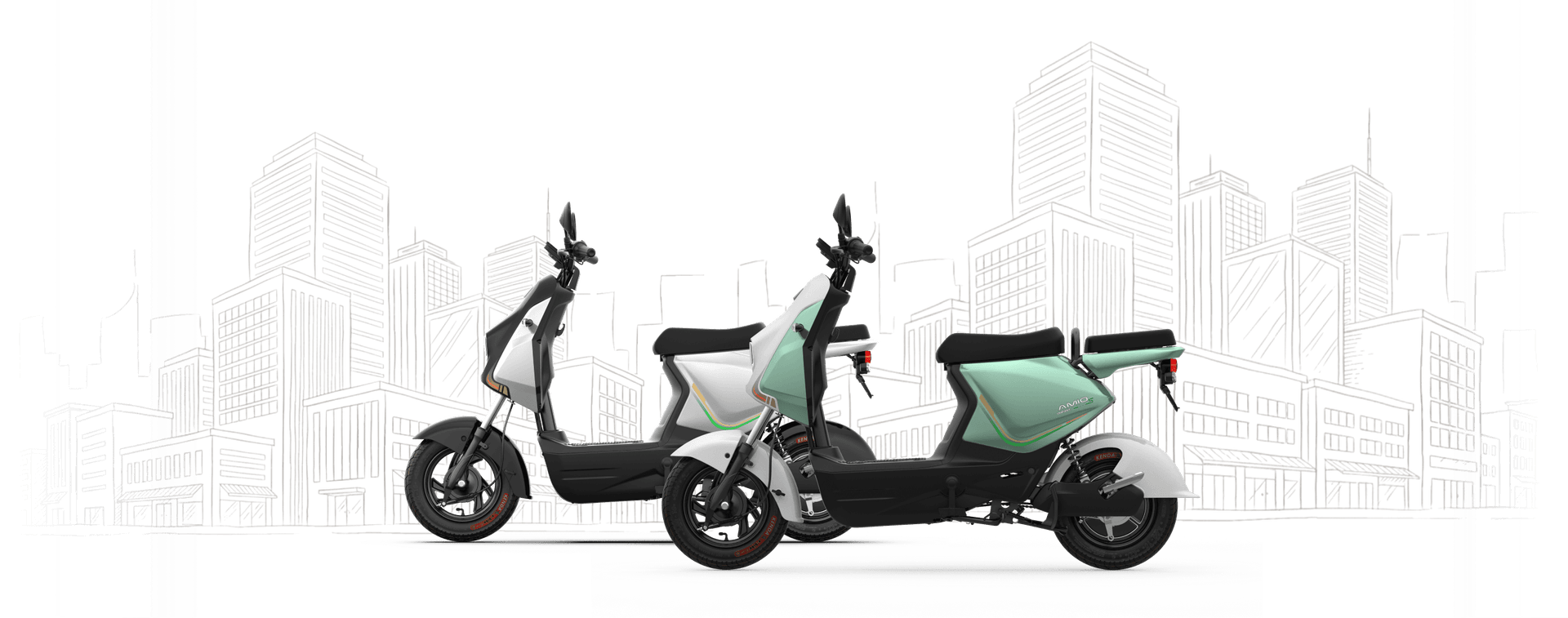 VinFast Amio S2 màu trắng tím, xe máy điện học sinh đi khoảng 65 km một lần sạc