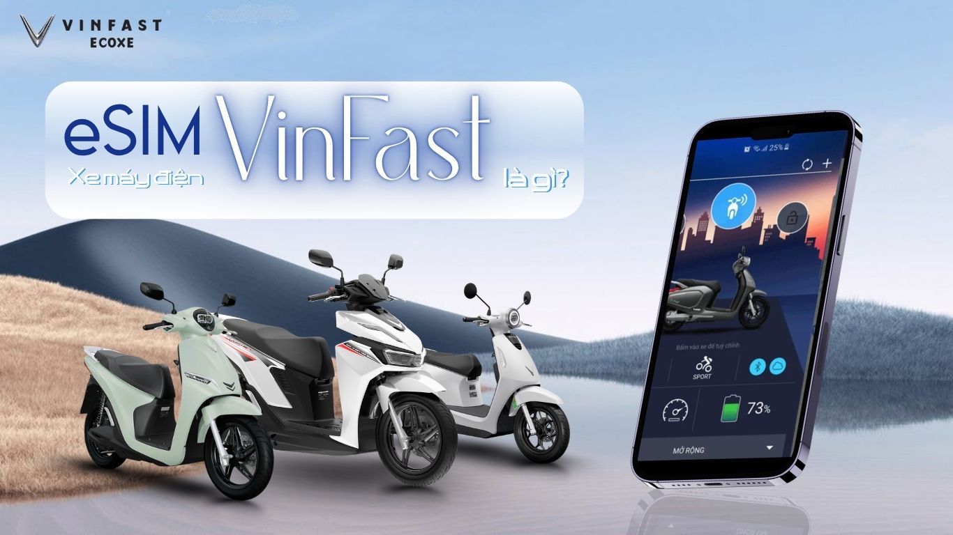 eSIM Trên Xe Máy Điện VinFast Là Gì? 5 Lưu Ý Khi Thuê Pin