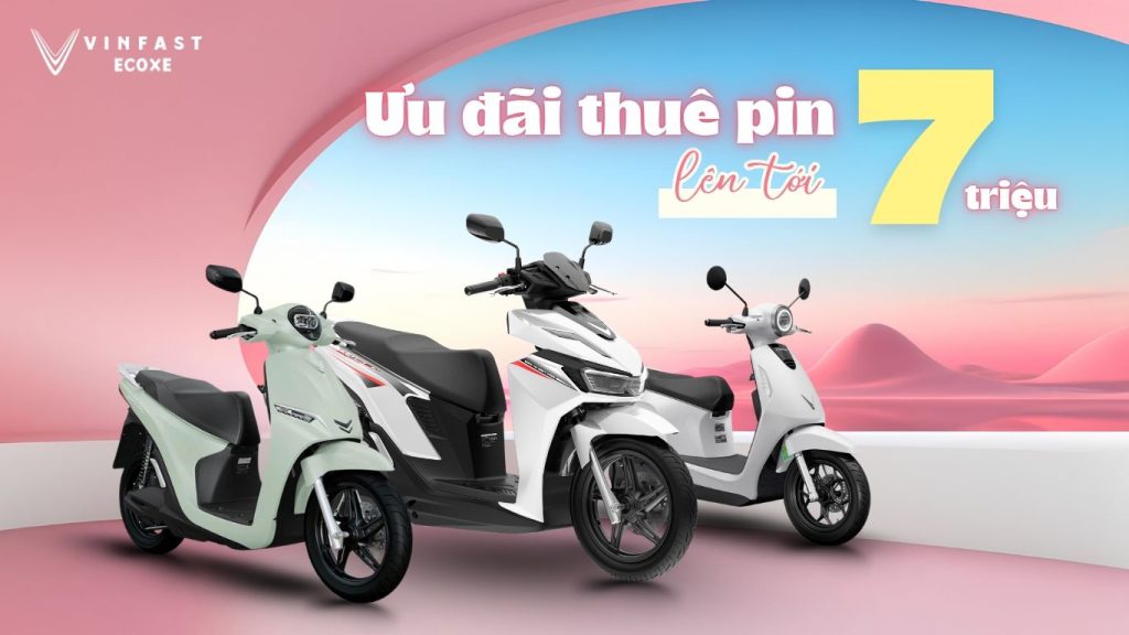 Ưu đãi thuê pin VinFast cho Evo Max Feliz II Viper