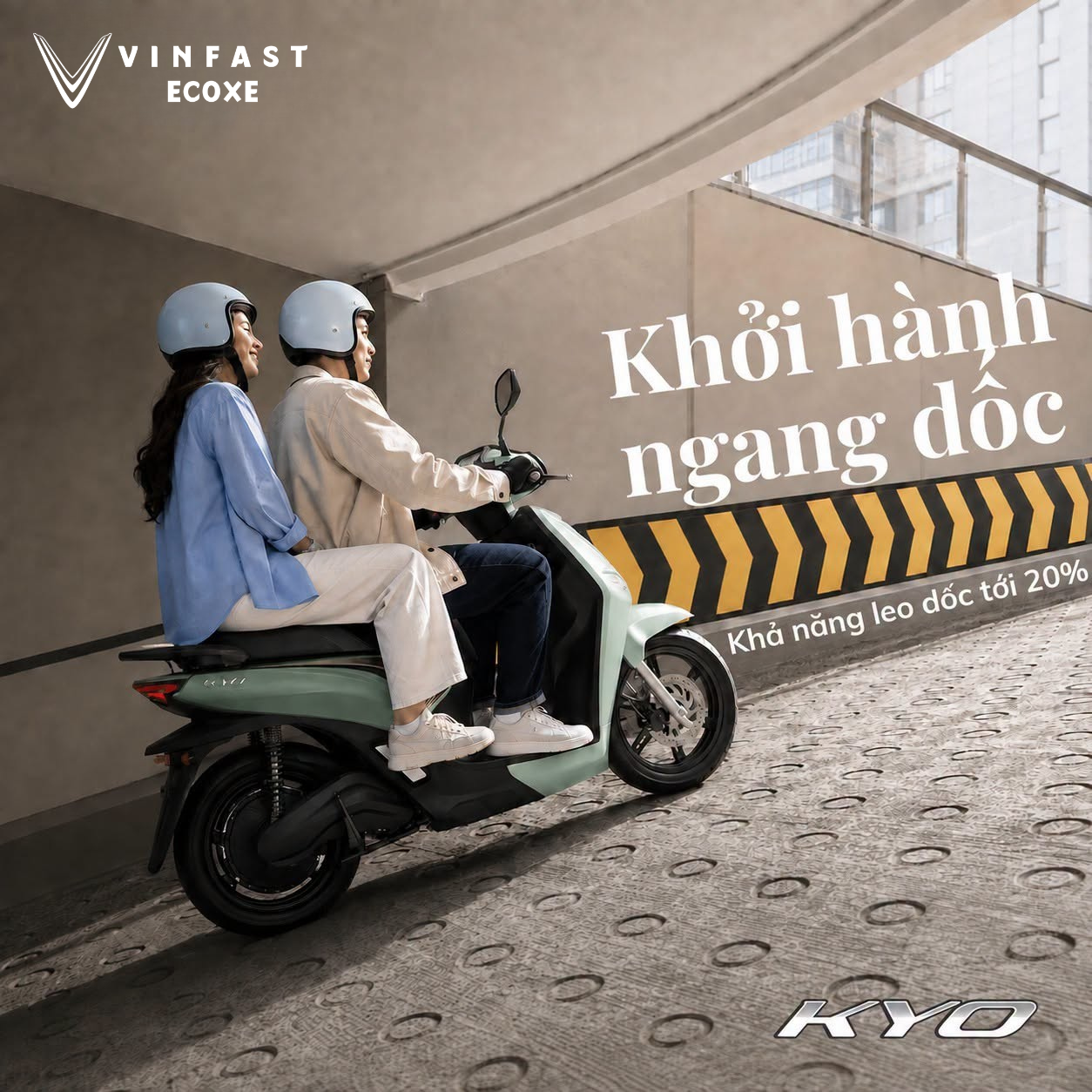 VinFast Kyo hỗ trợ khởi hành ngang dốc