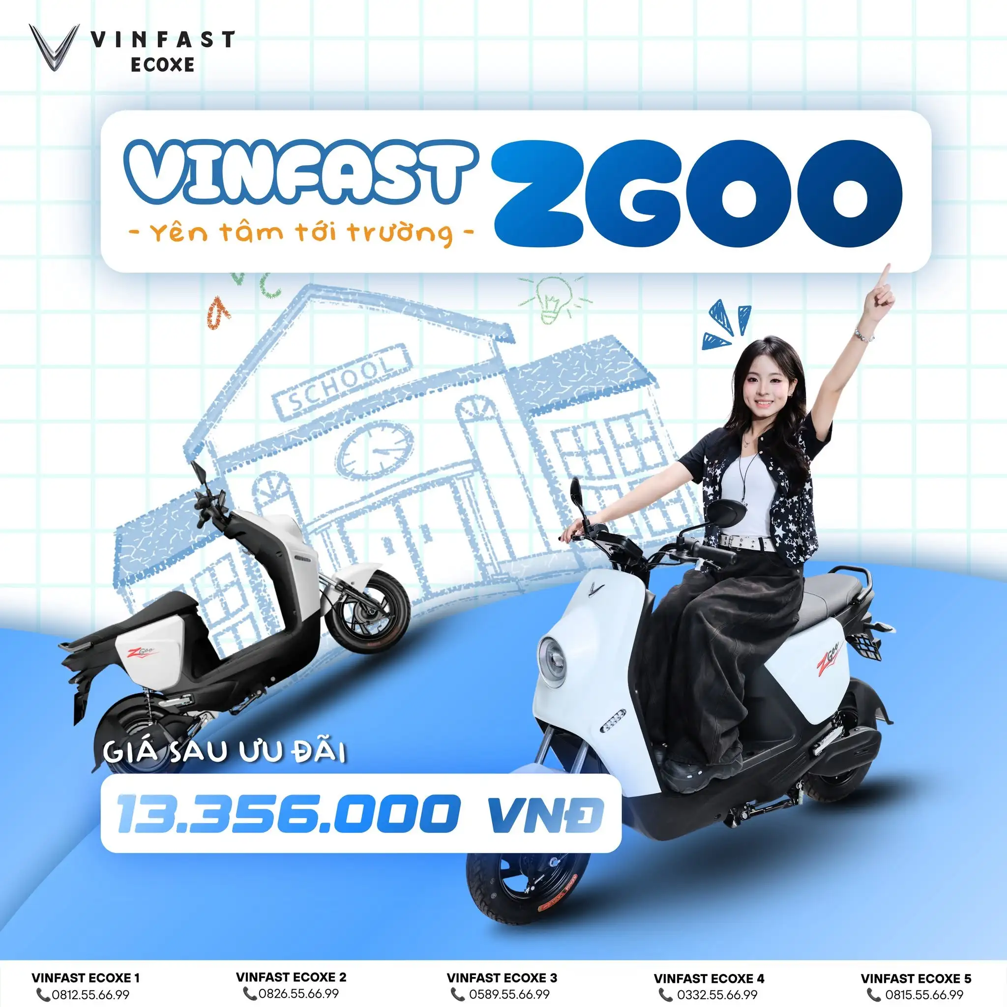 zgoo xe may điện vinfast cho học sinh cấp 3