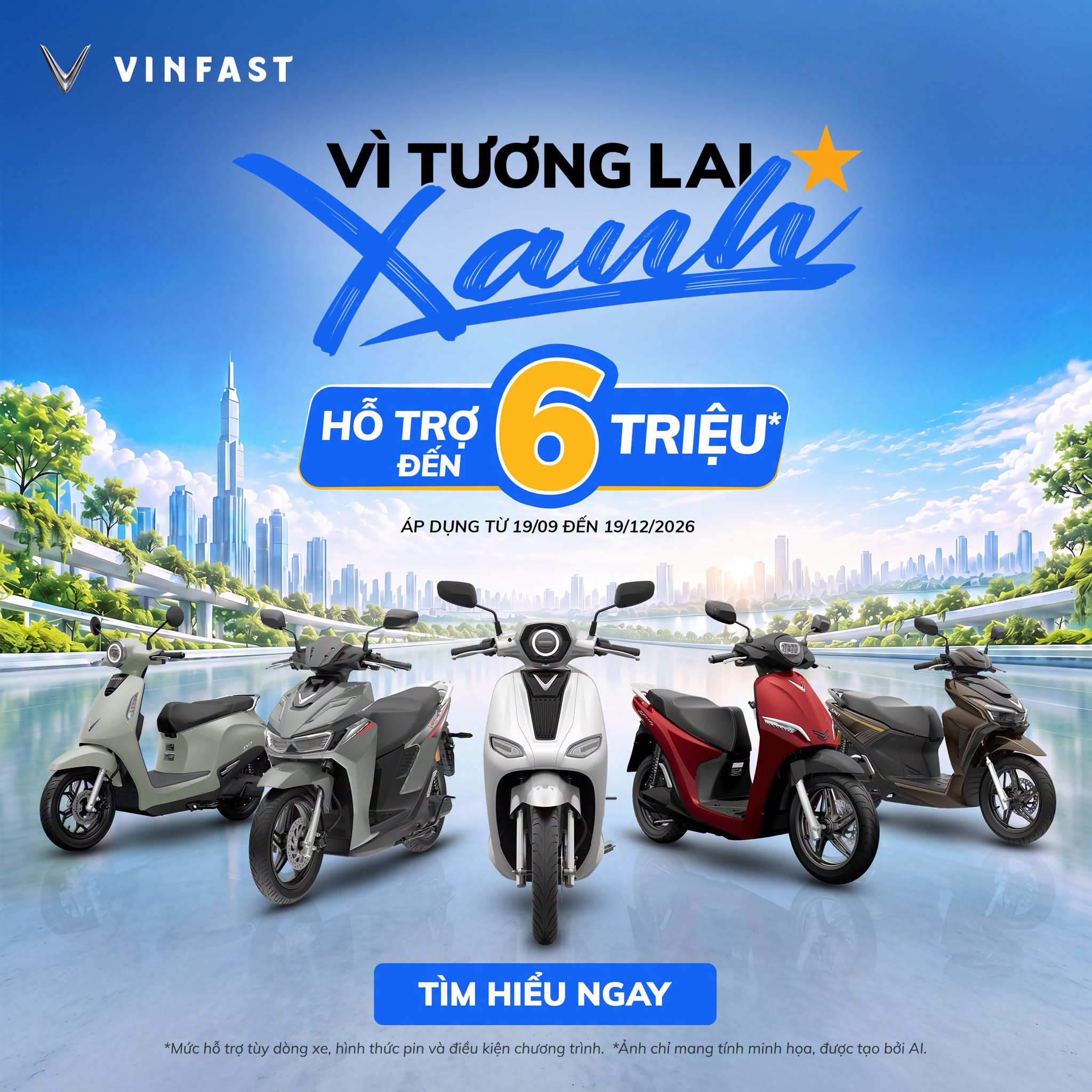 Chương Trình “Vì Tương Lai Xanh” Lần 2: Hỗ trợ tới 6 Triệu Đồng