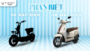 Phân biệt xe đạp điện và xe máy điện